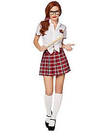 Sexy Halloween Costumes for Women 2020 - Spirithalloween.com Cute Mini Skirt Outfits, Supergirl Costume, School Costume, Halloween Costumes For Women, Hot Costume, Red Costume, Prep School, Miniskirt Outfits, Halloween Costumes For Girls