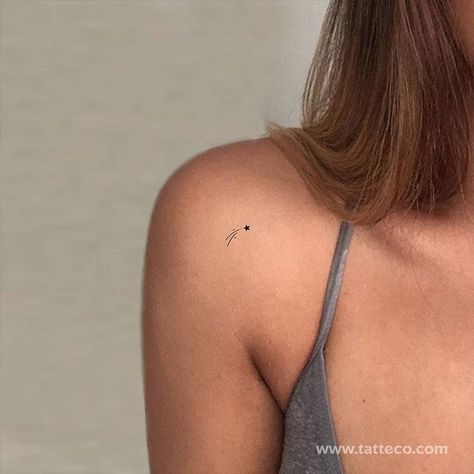 Unique Dainty Tattoos, Grandad Tattoo, Astronomy Tattoos, Star Tattoo On Shoulder, Bestie Tats, Star Tattoo On Wrist, Star Tattoos For Men, Nautical Star Tattoos, Eagle Icon