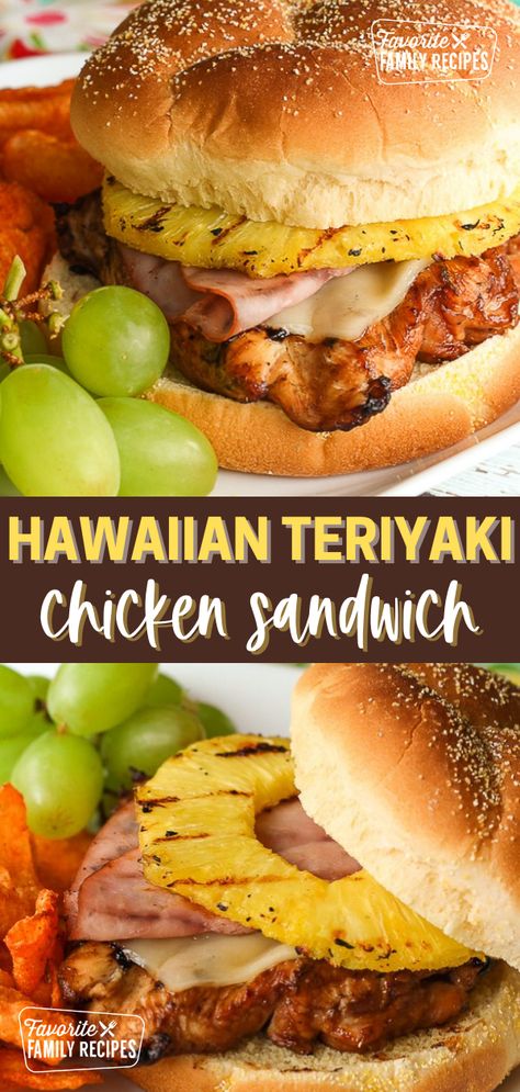 Hawaiian Grilled Chicken And Pineapple, Big Kahuna Chicken Teriyaki Sandwiches, Dinner Recipes Pineapple, Lunch Ideas On The Grill, Hawaiian Grilled Chicken Sandwich, Pineapple Teriyaki Chicken Sandwich, Chicken Pineapple Burgers, Pineapple Chicken Sliders Blackstone, Hawaiian Chicken Burgers Pineapple