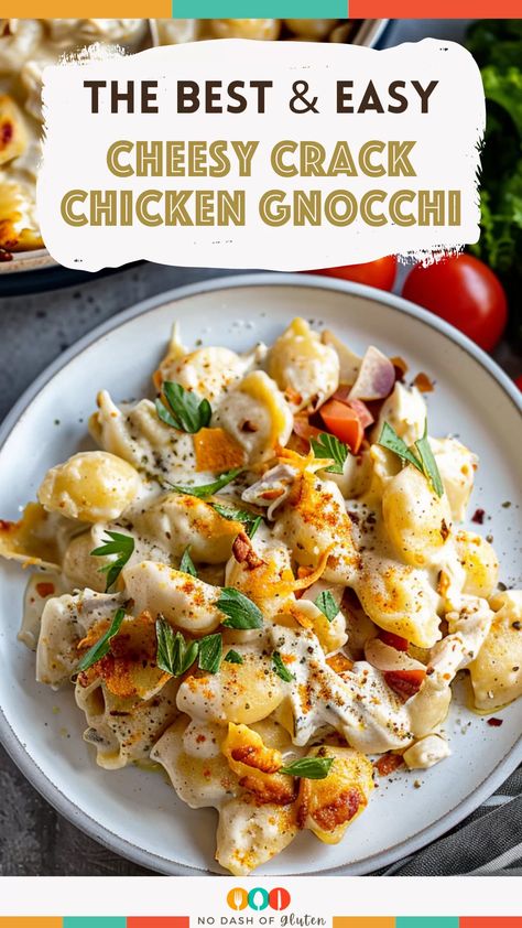 Rotisserie Chicken And Gnocchi, Ground Chicken Gnocchi Recipes, Chicken Gnocchi Crockpot Recipes, Pan Fried Gnocchi With Chicken, Dinner Recipes With Gnocchi, Gnocchi And Spinach Recipes, Boursin Cheese Gnocchi, Creamy Chicken Gnocchi Skillet, Easy Gnocchi Meals