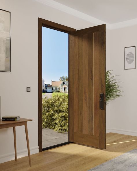 Mahogany exterior doors