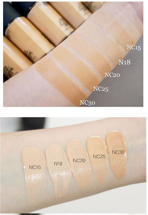 Mac Studio Fix Foundation Swatches, Mac Foundation Shades, Mac Studio Fix Foundation, Cosmetic Photography, Foundation Swatches, Mac Foundation, Mac Studio Fix Fluid, Mac Studio Fix, Mac Studio