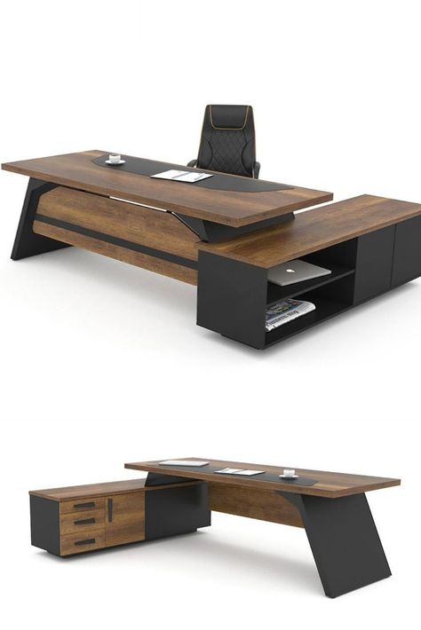 Building With Wood, Office Counter Design, Small Office Design Interior, Woodworking Projects For Beginners, Office Desk Designs, Small Office Design, Office Table Design, Office Interior Design Modern, Unique Furniture Design