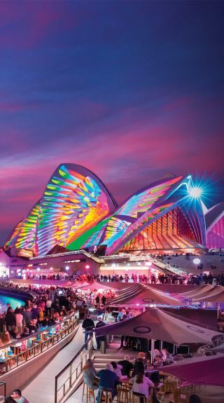 Vivid Sydney Lights, Vivid Sydney, Festival Of Light, Retail Facade, Visit Melbourne, Sydney City, Big Cities, Travel Plan, Iconic Buildings