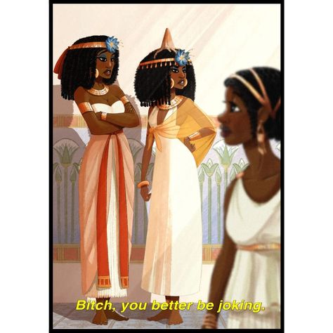 Sanio Digital Art on Instagram: “Are you familiar with this sentence, cause I am! 💅🏼🙀🍿 "Why do you look like that?" "Like what?" "Like a Greek noblewoman." "In a good…” Ancient African Clothing, Egypt Artwork, Ancient Egyptian Royalty, African Clothing Women, Egyptian Hairstyles, Egyptian Royalty, Egyptian Artwork, Ancient Egypt Fashion, Egyptian People