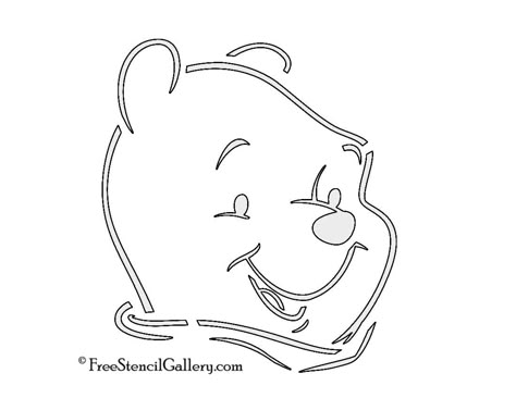 Winnie the Pooh Stencil | Free Stencil Gallery Pooh Pumpkin, Winnie The Pooh Pumpkin, Halloween Pumpkin Stencils, Disney Pumpkin Carving, Pumkin Carving, Halloween Pumpkin Carving Stencils, Disney Pumpkin, Disney Silhouette, Disney Silhouettes