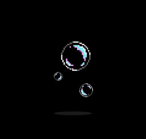 Bubbles Pixel Art, Pixel Bubble, Blue Hour Pixel Art, Pixel Moon Black Background, Space Pixel Art Wallpaper Desktop, Pixel Speech Bubble, Pixel Drawing, Batman Wallpaper, Soap Bubbles