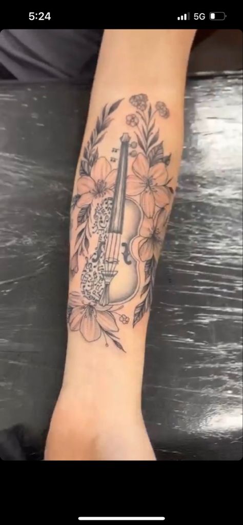 Violin Tattoo Ideas Beautiful, Violin Tattoo Ideas, Location Tattoo, Violin Tattoo, Native American Tattoos, American Tattoos, Tattoo Project, Tattoo Inspo, Pretty Tattoos