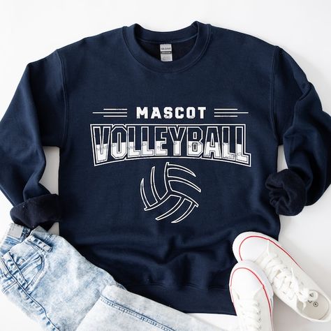 MrtSVG - Etsy Volleyball Tshirt Designs, Volleyball Clothing, Volleyball Team Shirts, Iron On Cricut, Svg Volleyball, Volleyball Svg, Booster Club, Baseball Teams Logo, Volleyball Designs