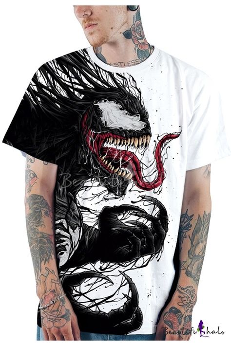 I like this. Do you think I should buy it? Venom Cosplay, Venom Shirt, Venom T Shirt, Funny Couple Shirts, Marvel Costumes, Marvel Venom, 3d Pattern, Tshirt Pattern, Presents For Friends