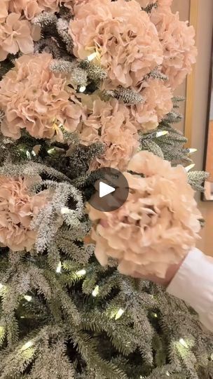 17K views · 480 reactions | Level up your Christmas tree decor this festive season🎄✨

Just simply add some faux hydrangea stems for a fresh, unique look that takes your festive style to next level🤩

Would you re-create this Christmas decor hack in your home? | Rowen Faux Hydrangea, Christmas Tree Decor, Tree Decor, Decorating Tips, Festive Season, Cozy House, Festival Fashion, Level Up, Festival Season