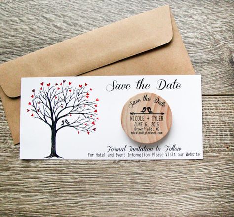 10 Unique Save The Date Ideas | Bridal Musings Wedding Blog 9, save the date Creative Dates, Unique Save The Dates, Wedding Magnet, Bridal Musings, Save The Date Magnets, Date Ideas, Unique Wedding Invitations, Save The Date Invitations, Wedding Stationary