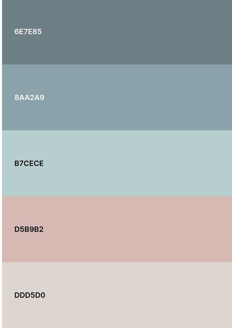 Calming Color Palette Hex Codes, Calming Colour Palettes, Calm Colour Palette, Blue And Pink Color Palette, Soft Colour Palette, Aesthetic Color Palette, Calm Color Palette, Pink Color Palette, Hex Color