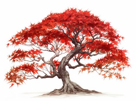 Introducing our mesmerizing Japanese Maple Tree Colored Sketch - a captivating digital download that highlights the serene beauty and delicate intricacy of one of nature's most beloved ornamental trees. This enchanting artwork, featuring a skillful illustration of the elegant Japanese maple tree, is perfect for anyone looking to bring a touch of tranquility and sophistication to their home, office, or digital space. This high-resolution digital download is provided in a versatile 4:3 aspect ratio and boasts an impressive 300 dots per inch, ensuring that every detail of this exquisite colored sketch is sharply displayed. From the tree's gracefully arching branches to the vibrant display of its finely-textured leaves, you'll be captivated by the intricate details and harmonious color palette Chinese Maple Tree, Trees Art Drawing, Japanese Magnolia Tree, Maple Tree Tattoos, Sketch Digital Art, Peaceful Backgrounds, Chinese Tree, Sketch Digital, Japanese Tree