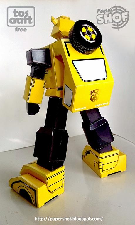 Robot Papercraft, Transformers Reference, Paperized Crafts, Transformers Party, Transformer Costume, Transformers Birthday Parties, Groot Dancing, Car Papercraft, Robot Craft