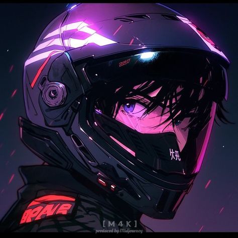 Cyberpunk Boy, Headset Aesthetic, Kakariko Village, Anime Motorcycle, Motorcycle Drawing, Motorcycle Aesthetic, Cyberpunk Anime, Cyberpunk Aesthetic, Dark Anime Guys