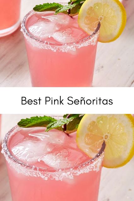 Best Pink Señoritas Pink Lemonade Margarita, Tequila And Lemonade, Pink Lemonade Vodka, Pink Vodka, Girls Night Drinks, Chocolate Avocado Smoothie, Frappuccino Recipe, Grapefruit Soda, Tequila Drinks