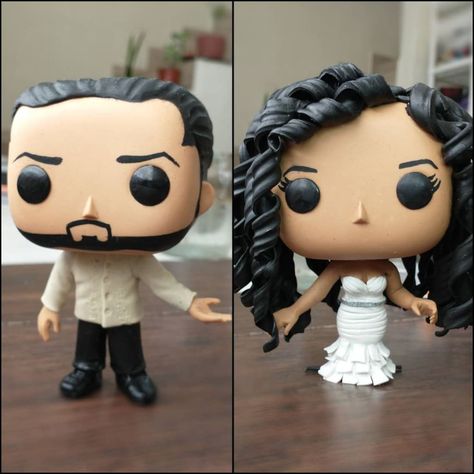 Custom Funko Pop, Custom Funko, Wedding Topper, Pop Figures, Wedding Cake Topper, Our Wedding Day, Wedding Cake Toppers, Clay Art, Funko Pop