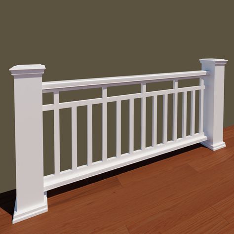 Craftsman Porch Railing Wood, Wall Front Design, Porch Banister Ideas, Craftsman Railing, Craftsman Porch Railing, Railing Porch, Porch Railing Ideas, Veranda Railing, Porch Railing Designs