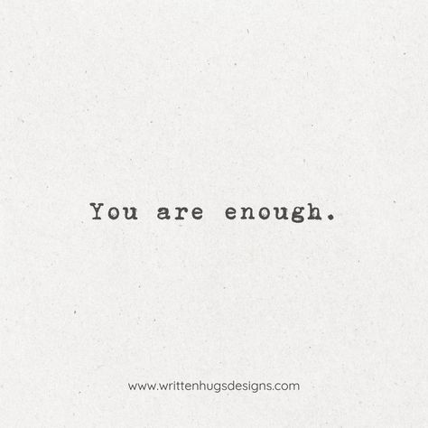 I started Written Hugs Designs to help people feel more seen, more connected, and less alone. If you’re like me, and you find it’s easier to be kind to others than it is to be kind to yourself. This is your gentle reminder from me: you are enough. www.writtenhugsdesigns.com #spreadkindness #mentalhealthmatters Be Kind To Others, To Be Kind, Spread Kindness, You Are Enough, Mental Health Matters, Help People, Be Kind To Yourself, Be Kind, Find It