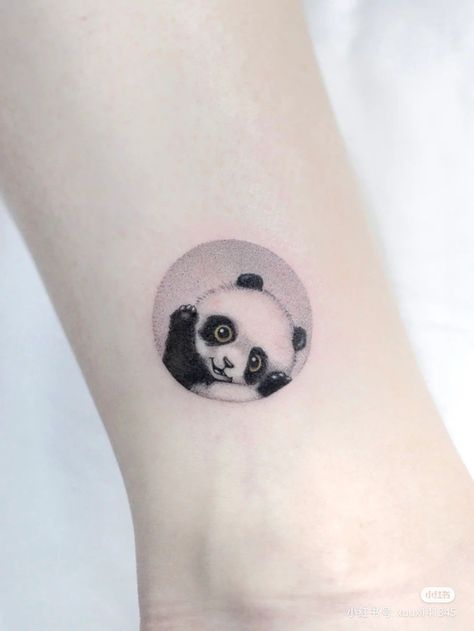 Tattoos Panda, Small Drawing Ideas, Small Feather Tattoo, Panda Bear Tattoos, Pikachu Tattoo, Wildlife Tattoo, Her Tattoo, Animal Tattoo Ideas, Small Drawing