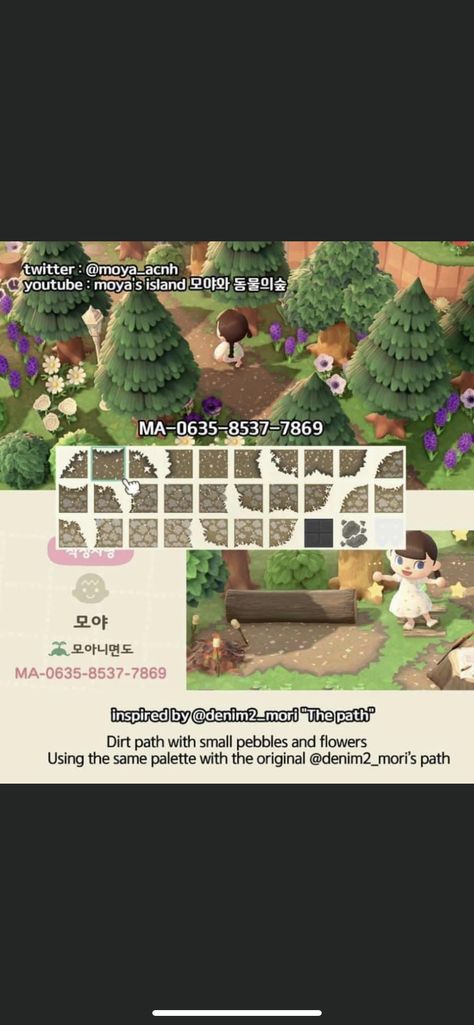 Acnh Pebble Path, Path Acnh, Pebble Path, Animal Crossing, The Original, The Originals, Flowers