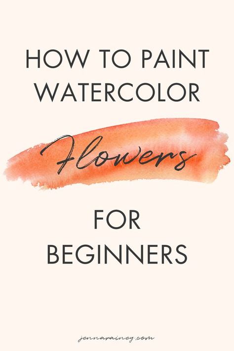 Basic Watercolor Painting Ideas, Watercolor Zinnias Tutorial, Watercolor Flowers Beginner, How To Paint Watercolor Flowers, Easy Watercolor Flowers For Beginners, Watercolor Flowers Easy, Watercolor Flowers For Beginners, Watercolor Tutorial Beginner, Paint Watercolor Flowers