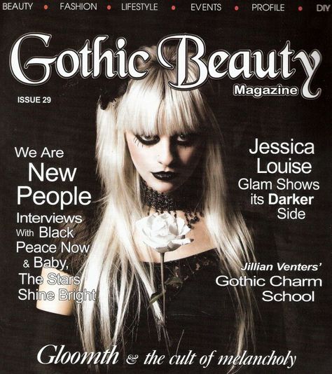 Inspiration Gothic Fashion Magazine, Gothic Magazine, Goth Magazine, Sketchbook Journal Ideas, Course Marketing, Horror Girl, Horror Fashion, Magazine Cover Page, Magazine Design Cover