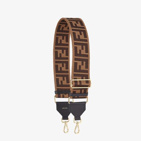 Strap You Fendi Clothes, Fendi Strap You, Fendi Strap, Fendi Logo Design, Fendi Store, Fendi Peekaboo, Fendi Logo, Shoulder Strap Bag, Ostrich Leather