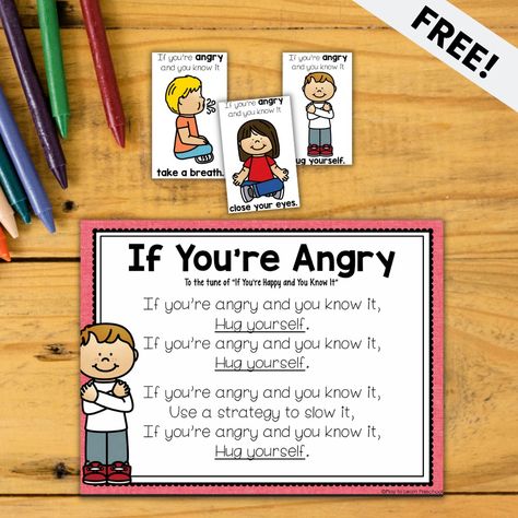 This F*R*E*E Emotions Song is a... - Play to Learn Preschool | Facebook Feelings Poem Preschool, I Think I Feel Preschool Activities, The Bad Mood And The Stick Activities, Emotions Lesson Plans For Preschool, Emotions Science Activities Preschool, Emotions Activity For Toddlers, The Way I Feel Book Activities, Preschool Emotions Theme, Preschool Emotions Crafts