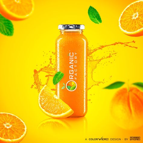 Orange Juice Bottle Design, Bottle Juice Design, Bottle Poster Design, Orange Juice Advertising, Orange Juice Design, Juice Poster Design, Orange Juice Chicken, Orange Juice Bottle, Homemade Orange Juice