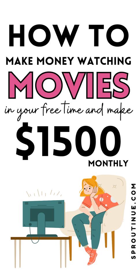 Want to make the most out of your free time? Learn how to get paid to watch movies. Money Making Websites, Subscription Box Business, Work From Home Careers, Best Ways To Make Money, Job Info, Free Stuff By Mail, My Wish For You, Money Advice, Money Making Jobs