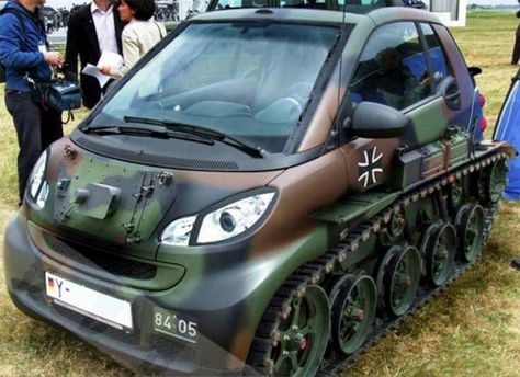 . Armor Car, Smart Car Body Kits, Mercedes Smart, Snow Vehicles, Atv Motorcycle, 밈 유머, Smart Fortwo, Smart Auto, Weird Cars