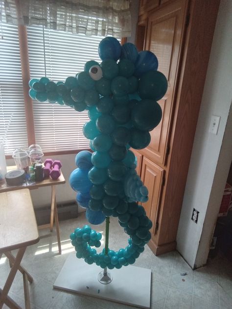 5 foot seahorse balloon Sea Animal Balloons, Seahorse Balloon, Seahorse Skeleton, Thorny Seahorse, Seahorse Ornament, Hanukkah Wreath, Hanukkah, Balloons, Home Decor