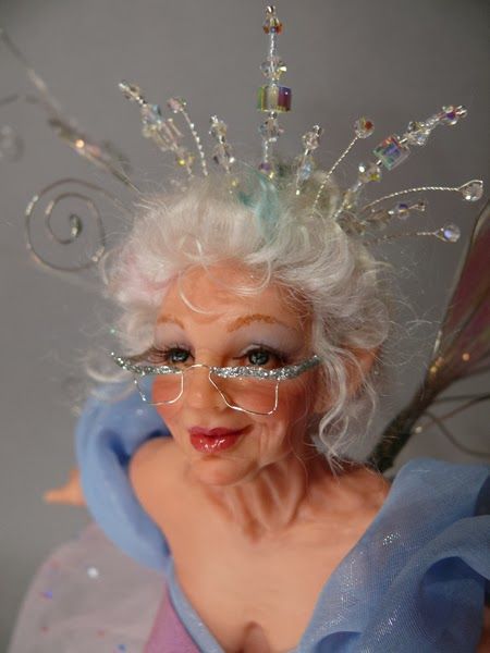 Fairy Godmother crown, glasses and eyelashes Fairy Godmother Costume, Anime Festival, Godmother Dress, Shrek Costume, Fairy Crown, Folk Doll, Cinderella Dresses, Fairy Magic, Fairy Godmother