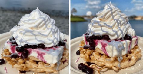 Mini Funnel Cakes, Funnel Cake Recipe, Cheesecake Ice Cream, Disney World Food, Popsugar Food, Garden Festival, Funnel Cake, Lemon Cheesecake, Fair Food Recipes