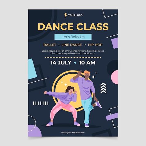 Dance Audition Poster, Dance Show Poster, Dance Studio Poster, Activity Poster Design, Dance Event Poster, School Poster Design, Dance Poster Design, Recruitment Poster Design, Poster Activity