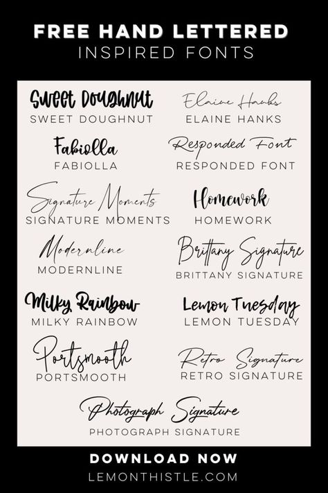 Tattoo Fonts Alphabet, Tattoo Fonts Cursive, Business Fonts, Hand Lettering Styles, Writing Fonts, Pretty Fonts, Doodle Fonts, Hand Lettering Art, Hand Lettering Fonts