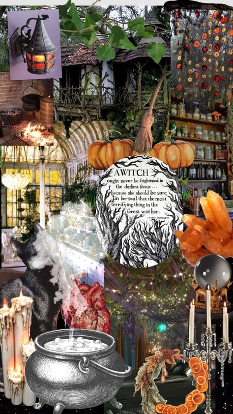 #dreamhome #witchcottage #with #cottagecore #offgrid #blackcat #crystals #divination #cauldron Witch Moodboard, Witch Cottage, Halloween Vibes, Dark Forest, Off The Grid, Artsy Fartsy, Phone Backgrounds, Connect With People, Your Aesthetic