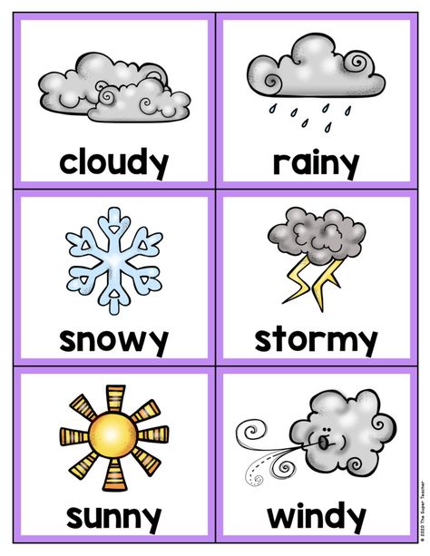 Weather and Seasons.001 Preschool Focus Wall, Free Phonics Games, Weekly Focus, Focus Boards, Body Preschool, Weather Cards, Preschool Prep, Prek Classroom, Fall Preschool Activities