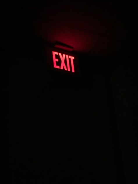 𝖤𝖷𝖨𝖳 Exit Wallpapers, Exit Sign Aesthetic, Dark Red Wallpaper, Human Bones, Exit Sign, Anime Boy Sketch, Black Room, Love Couple Photo