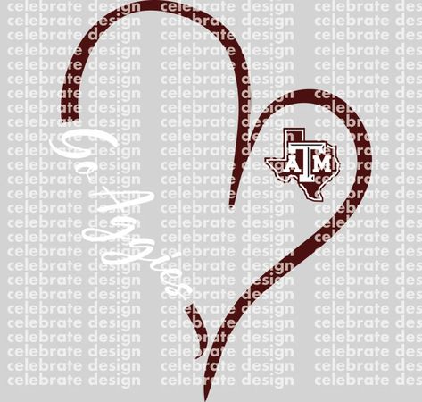 Texas Aggies, School Spirit, Sports Team, Paw Print, Texas, Instant Download, Digital Download, Design