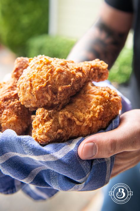 Sourdough Fried Chicken - The Beeroness Chicken Batter, Great Chicken Recipes, Sourdough Starter Discard Recipe, Starter Recipe, Poultry Dishes, Ground Chicken Recipes, Buttermilk Fried Chicken, Simple Meals, Butter Chicken Recipe