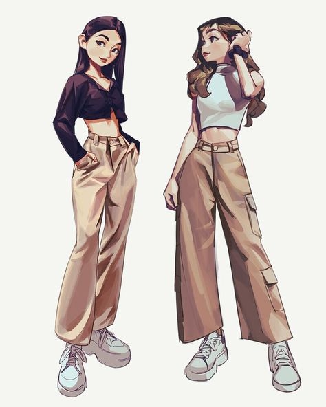 ArtStation - Costume studies Hair Color 2024, Fashion Figure Drawing, Practice Drawing, Arte Van Gogh, Clothing Design Sketches, Two Friends, Trendy Hair Color, Fashion Figures, Pinturas Disney