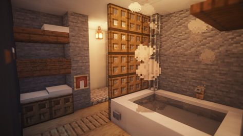 Minecraft Bathroom, Minecraft Houses Interior, Modern Minecraft Houses, Minecraft Houses Blueprints, Houses Interior, Minecraft Interior Design, Minecraft House Plans, Minecraft Modern, Easy Minecraft Houses