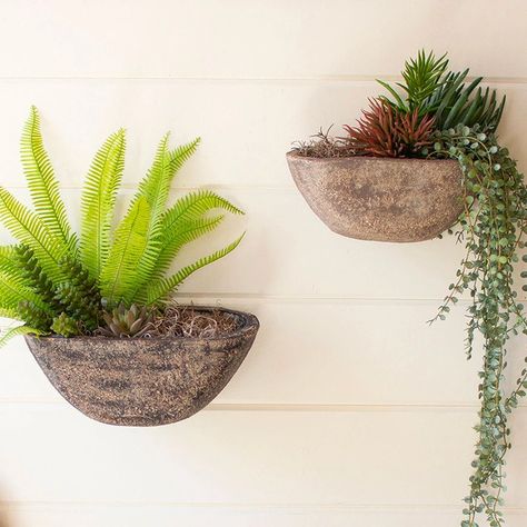 Wall Planters Outdoor, Diy Wall Planter, Galvanized Metal Wall, Succulent Wall Planter, Metal Wall Planters, Wall Mounted Planters, Wall Planters, Copper Planters, Succulent Wall