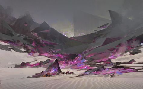 ArtStation - Brand - Guild Wars 2 : Path of Fire, Zhengyi Wang Guild Wars 2, Guild Wars, Landscape Concept, Scene Art, Alien Concept Art, Fantasy Setting, Fantasy Places, Fantasy Art Landscapes, Fantasy Concept Art