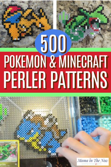 Do you kids love Pokemon and Minecraft? If so, then you have to try this fun craft this them! We have 500 different Perler bead patterns that are perfect for your kids. Perler beads are so fun to play with and are great to work on fine motor skills. Try these fun perler bead patterns for a fun craft with your kids today! #pokemon #minecraft #perlerbeads #crafts #diy #kids Minecraft Perler Bead Patterns, Hygge Diy, Love Pokemon, Pokemon Perler Beads, Pokemon Birthday Party, Minecraft Birthday Party, Perfect Birthday Party, Pokemon Birthday, Minecraft Birthday