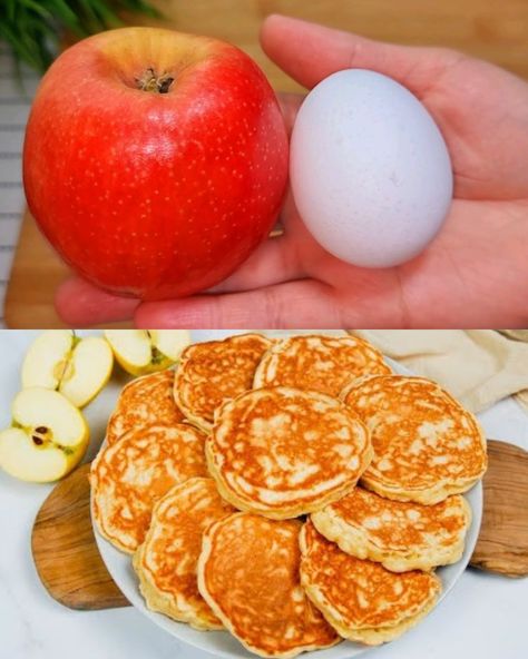 Apple Cinnamon Yogurt Pancakes - Greenku Recipes Cinnamon Yogurt, Lentil Bread, Yogurt Pancakes, Apple And Cinnamon, Apple Pancakes, No Egg Pancakes, Fruit Compote, Croutons Homemade, Potato Puree