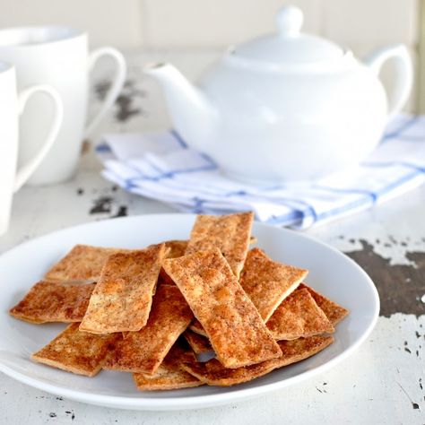 Cinnamon Sugar Tortilla Crisps - a treat in a flash, made using tortilla wraps! Tortilla Crisps, Recipe Using Tortillas, Cinnamon Sugar Tortilla, Cinnamon Sugar Tortillas, Cinnamon Tortillas, Recipetin Eats, Recipe Tin, Tortilla Recipe, Tortilla Wraps